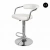 Tabouret De Bar BOBOCHIC - Lot De 2 Tabourets FIMO H.105cm Blanc - Blanc