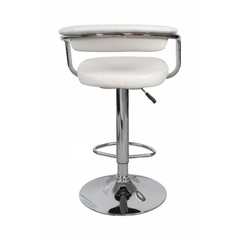 Tabouret De Bar BOBOCHIC - Lot De 2 Tabourets FIMO H.105cm Blanc - Blanc 7 Tabouret De Bar BOBOCHIC - Lot De 2 Tabourets FIMO H.105cm Blanc - Blanc – Image 5