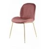 Chaise Et Fauteuil De Table BOBOCHIC - Lot De 2 Chaises De Table NILS Velours Rose - Rose -BOBOCHIC Soldes 2022 25388221 1