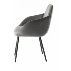 Chaise Et Fauteuil De Table BOBOCHIC - Lot De 2 Fauteuils De Table JAO Gris - Gris -BOBOCHIC Soldes 2022 25388223 4