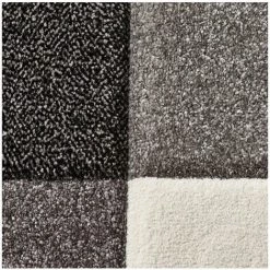 Tapis BOBOCHIC - Tapis Poils Courts LONDON Motif Graphique 60x230 Gris - Gris -BOBOCHIC Soldes 2022 26000963 4