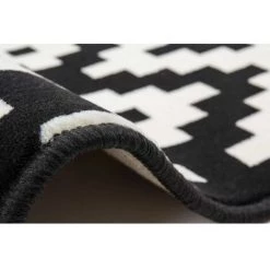 Tapis BOBOCHIC - Tapis En Cuir HUNTER - Noir -BOBOCHIC Soldes 2022 26042309 3