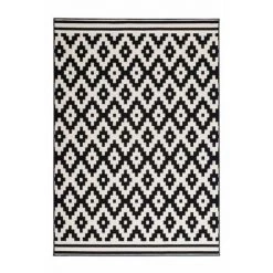 Tapis BOBOCHIC - Tapis En Cuir HUNTER - Noir