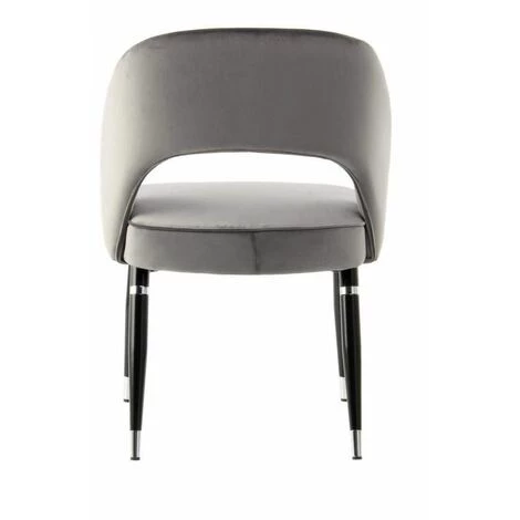 Chaise Et Fauteuil De Table BOBOCHIC - Lot De 2 Chaises De Table RICHARD Gris - Gris 7 Chaise Et Fauteuil De Table BOBOCHIC - Lot De 2 Chaises De Table RICHARD Gris - Gris – Image 5