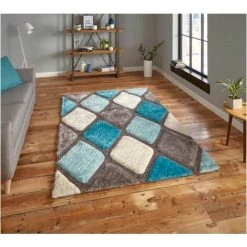 Tapis BOBOCHIC - Tapis Poils Courts CHARIS Motif Graphique 120x170 Bleu - Bleu 5 Tapis BOBOCHIC - Tapis Poils Courts CHARIS Motif Graphique 120x170 Bleu - Bleu -BOBOCHIC Soldes 2022 26583673 2
