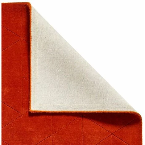 Tapis BOBOCHIC - Tapis Tissé à La Main Poils Courts RIAD Uni 120x170 Terracotta - Terracotta 4 Tapis BOBOCHIC - Tapis Tissé à La Main Poils Courts RIAD Uni 120x170 Terracotta - Terracotta – Image 2