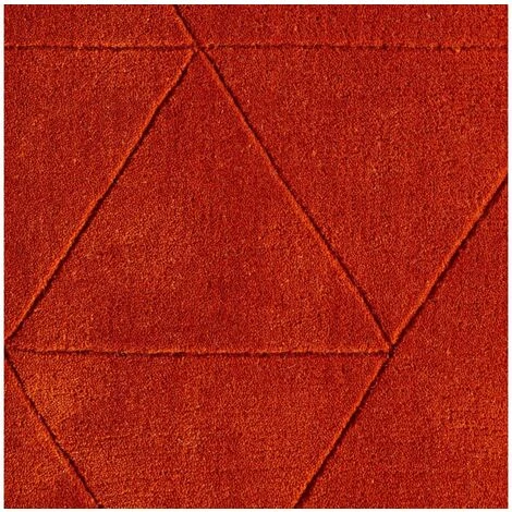 Tapis BOBOCHIC - Tapis Tissé à La Main Poils Courts RIAD Uni 120x170 Terracotta - Terracotta 6 Tapis BOBOCHIC - Tapis Tissé à La Main Poils Courts RIAD Uni 120x170 Terracotta - Terracotta – Image 4