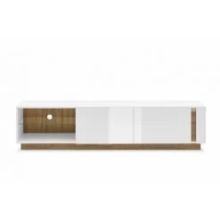 Meubles TV BOBOCHIC - Meuble TV 188 Cm ARCOMA Blanc Brillant Et Chêne - Blanc 11 Meubles TV BOBOCHIC - Meuble TV 188 Cm ARCOMA Blanc Brillant Et Chêne - Blanc -BOBOCHIC Soldes 2022 26660905 5