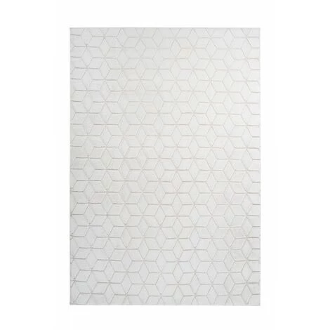 Tapis BOBOCHIC - Tapis Poils Courts SIGMA Motif Contemporain - Blanc 3 Tapis BOBOCHIC - Tapis Poils Courts SIGMA Motif Contemporain - Blanc