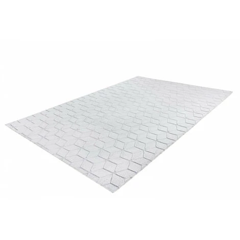 Tapis BOBOCHIC - Tapis Poils Courts SIGMA Motif Contemporain - Blanc 4 Tapis BOBOCHIC - Tapis Poils Courts SIGMA Motif Contemporain - Blanc – Image 2