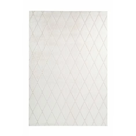 Tapis BOBOCHIC - Tapis Style Berbère BETA Blanc Motifs En Losange - Blanc 3 Tapis BOBOCHIC - Tapis Style Berbère BETA Blanc Motifs En Losange - Blanc