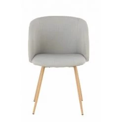 Chaise Et Fauteuil De Table BOBOCHIC - Lot De 2 Chaises De Table RANIA Tissu Gris - Gris -BOBOCHIC Soldes 2022 26934228 3