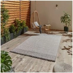Tapis BOBOCHIC - Tapis Tissé BOHEM Uni 120x170 Gris - Gris -BOBOCHIC Soldes 2022 27562654 3