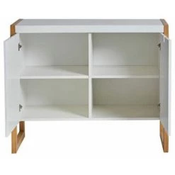 Buffets BOBOCHIC - Buffet Bas CUBE Bois Clair Et Blanc - Blanc -BOBOCHIC Soldes 2022 27574865 5