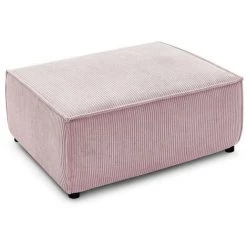 Pouf BOBOCHIC - Pouf NIHAD Velours Côtelé Lilas - Lilas -BOBOCHIC Soldes 2022 27574925 3