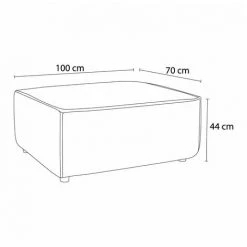 Pouf BOBOCHIC - Pouf NIHAD Velours Côtelé Lilas - Lilas -BOBOCHIC Soldes 2022 27574925 4