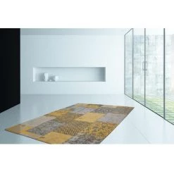 Tapis BOBOCHIC - Tapis Poils Courts RIVKA Motif Contemporain - Jaune 9 Tapis BOBOCHIC - Tapis Poils Courts RIVKA Motif Contemporain - Jaune -BOBOCHIC Soldes 2022 27825485 4