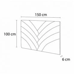 Tête De Lit BOBOCHIC - Tête De Lit 150cm VELVET Anthracite - Anthracite -BOBOCHIC Soldes 2022 28027069 5