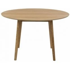 Table à Manger BOBOCHIC - Table à Manger 120 Cm NAGANE En Chêne Massif Et Plaqué - Bois -BOBOCHIC Soldes 2022 28046569 4
