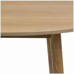 Table à Manger BOBOCHIC - Table à Manger 120 Cm NAGANE En Chêne Massif Et Plaqué - Bois -BOBOCHIC Soldes 2022 28046569 5