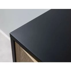 Buffets BOBOCHIC - Buffet 120 Cm 3 Portes RAVEN Imitation Chêne Blanchi - Chêne Et Noir 11 Buffets BOBOCHIC - Buffet 120 Cm 3 Portes RAVEN Imitation Chêne Blanchi - Chêne Et Noir -BOBOCHIC Soldes 2022 28046604 5