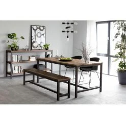 Table à Manger BOBOCHIC - Table à Manger ROMANTIQUE En Orme 180 - Bois -BOBOCHIC Soldes 2022 28046624 5