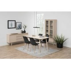 Buffets BOBOCHIC - Buffet 150 Cm NAGANE Placage Chêne Blanchi - Bois 10 Buffets BOBOCHIC - Buffet 150 Cm NAGANE Placage Chêne Blanchi - Bois -BOBOCHIC Soldes 2022 28046638 4