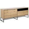 Buffets BOBOCHIC - Buffet 198 Cm DIANA Placage Chêne Et Métal - Bois 2 Buffets BOBOCHIC - Buffet 198 Cm DIANA Placage Chêne Et Métal - Bois -BOBOCHIC Soldes 2022 28046643 1
