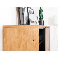 Buffets BOBOCHIC - Buffet Haut 125 Cm DIANA Placage Chêne - Bois 11 Buffets BOBOCHIC - Buffet Haut 125 Cm DIANA Placage Chêne - Bois -BOBOCHIC Soldes 2022 28046646 5