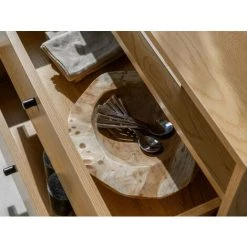 Buffets BOBOCHIC - Buffet 124 Cm LUTEA Chêne Naturel Et Métal - Bois -BOBOCHIC Soldes 2022 28046650 5