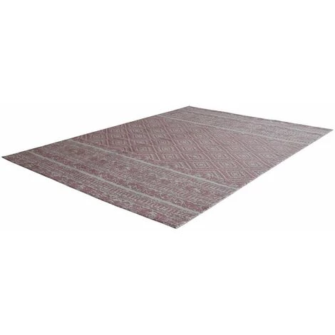 Tapis D'extérieur BOBOCHIC - Tapis D'extérieur SAVIKA Style Bohème - Rose 4 Tapis D'extérieur BOBOCHIC - Tapis D'extérieur SAVIKA Style Bohème - Rose – Image 2