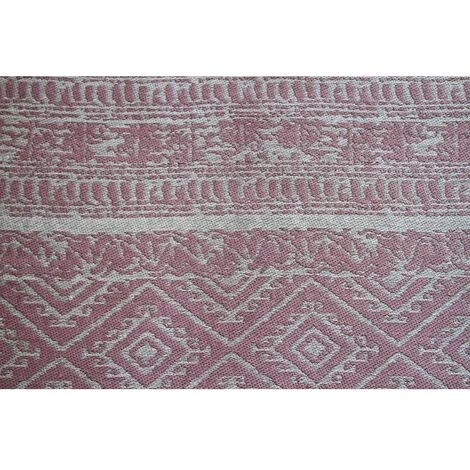 Tapis D'extérieur BOBOCHIC - Tapis D'extérieur SAVIKA Style Bohème - Rose 5 Tapis D'extérieur BOBOCHIC - Tapis D'extérieur SAVIKA Style Bohème - Rose – Image 3