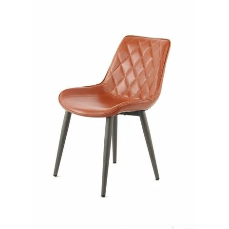 Chaise Et Fauteuil De Table BOBOCHIC - Lot De 2 Chaises MAEL Café - Marron 4 Chaise Et Fauteuil De Table BOBOCHIC - Lot De 2 Chaises MAEL Café - Marron – Image 2