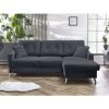 BOBOCHIC Sweden - Canapé D'angle Convertible - Avec Coffre - Style Scandinave - Droit Couleur - Gris Foncé - Gris Foncé 2 BOBOCHIC Sweden - Canapé D'angle Convertible - Avec Coffre - Style Scandinave - Droit Couleur - Gris Foncé - Gris Foncé -BOBOCHIC Soldes 2022 28223876 1