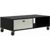 Tables Basses BOBOCHIC - Table Basse MIAMI Noir Et Blanc - Noir -BOBOCHIC Soldes 2022 28424100 1