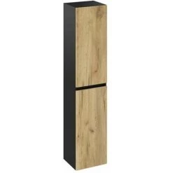 BOBOCHIC Ensemble De Salle De Bain KALEO 120 Cm Et Colonne Couleur Bois - Marron -BOBOCHIC Soldes 2022 28424258 4