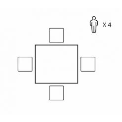 Table à Manger BOBOCHIC - Table à Manger 105cm DUCHE Placage Chêne Noir - Noir 8 Table à Manger BOBOCHIC - Table à Manger 105cm DUCHE Placage Chêne Noir - Noir -BOBOCHIC Soldes 2022 28831227 3