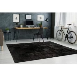 Tapis BOBOCHIC - Tapis Poils Courts OTAWA Motif Animal - Noir -BOBOCHIC Soldes 2022 28958558 4