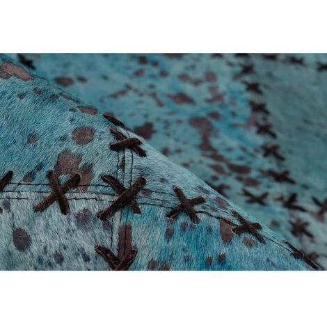 Tapis BOBOCHIC - Tapis Poils Courts OTAWA Motif Animal - Bleu 5 Tapis BOBOCHIC - Tapis Poils Courts OTAWA Motif Animal - Bleu – Image 3