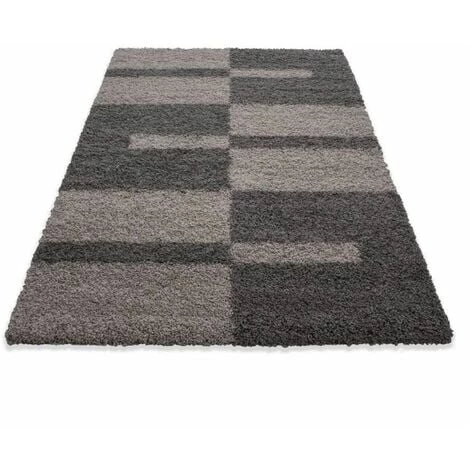 Tapis BOBOCHIC - Tapis Shaggy GRETA Motif Graphique 60x110 Taupe - Taupe 3 Tapis BOBOCHIC - Tapis Shaggy GRETA Motif Graphique 60x110 Taupe - Taupe