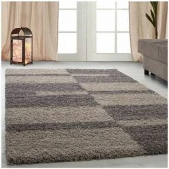 Tapis BOBOCHIC - Tapis Shaggy GRETA Motif Graphique 60x110 Taupe - Taupe 10 Tapis BOBOCHIC - Tapis Shaggy GRETA Motif Graphique 60x110 Taupe - Taupe -BOBOCHIC Soldes 2022 29092962 4