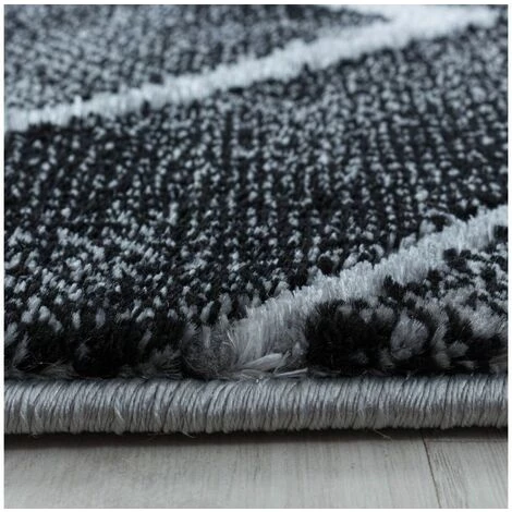 Tapis BOBOCHIC - Tapis Poils Courts KONOS 1 Motif Graphique 80x150 Gris Clair - Gris Clair 5 Tapis BOBOCHIC - Tapis Poils Courts KONOS 1 Motif Graphique 80x150 Gris Clair - Gris Clair – Image 3