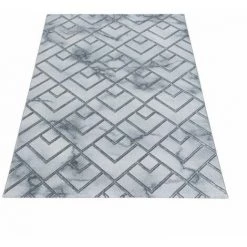 Tapis BOBOCHIC - Tapis Poils Courts MARTIE Motif Graphique 80x150 Gris Clair - Gris Clair -BOBOCHIC Soldes 2022 29093559 2