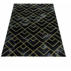Tapis BOBOCHIC - Tapis Poils Courts MARTIE Motif Graphique 80x150 Jaune - Jaune -BOBOCHIC Soldes 2022 29093570 2