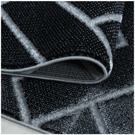 Tapis BOBOCHIC - Tapis Poils Courts MARTIE Motif Graphique 80x150 Gris Clair - Gris Clair 6 Tapis BOBOCHIC - Tapis Poils Courts MARTIE Motif Graphique 80x150 Gris Clair - Gris Clair – Image 4