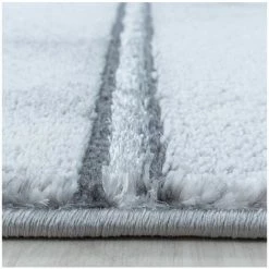 Tapis BOBOCHIC - Tapis Poils Courts AZELIA Motif Graphique 80x150 Gris Clair - Gris Clair -BOBOCHIC Soldes 2022 29093625 3