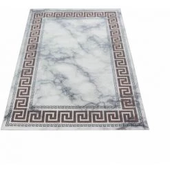 Tapis BOBOCHIC - Tapis Poils Courts ADELYA Motif Graphique 80x150 Marron - Marron -BOBOCHIC Soldes 2022 29093654 2