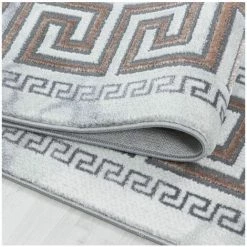 Tapis BOBOCHIC - Tapis Poils Courts ADELYA Motif Graphique 80x150 Marron - Marron -BOBOCHIC Soldes 2022 29093654 5