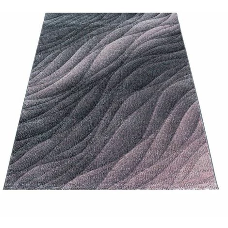 Tapis BOBOCHIC - Tapis Poils Courts EMIE Motif Graphique 80x250 Rose - Rose 4 Tapis BOBOCHIC - Tapis Poils Courts EMIE Motif Graphique 80x250 Rose - Rose – Image 2