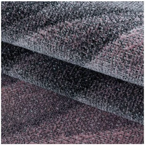 Tapis BOBOCHIC - Tapis Poils Courts EMIE Motif Graphique 80x250 Rose - Rose 7 Tapis BOBOCHIC - Tapis Poils Courts EMIE Motif Graphique 80x250 Rose - Rose – Image 5